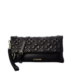 Love Moschino Quilted Shoulder Bag, Black
